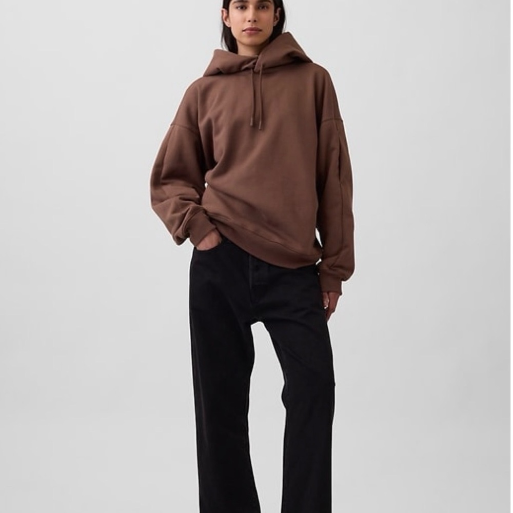NWT- BÉIS x Gap Adult Heavyweight Travel Hoodie with neck pillow XL - Picture 2 of 8